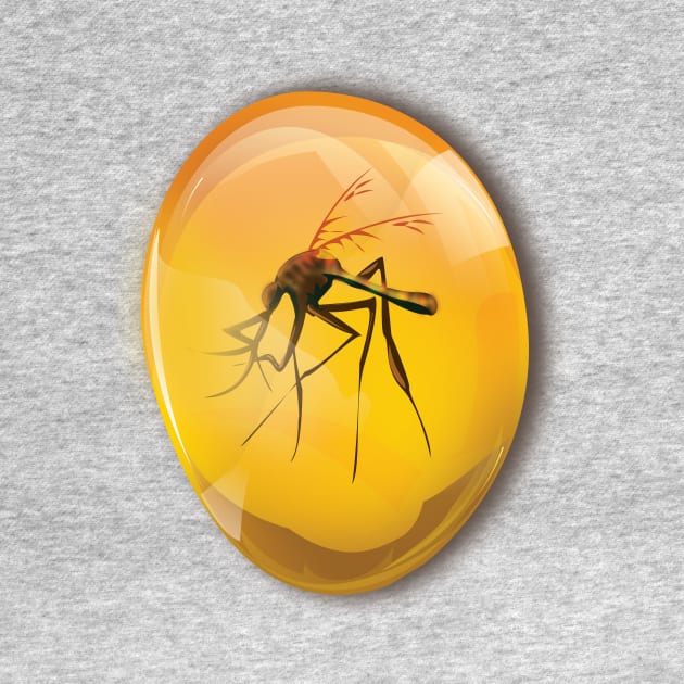Mosquito in amber by nickemporium1